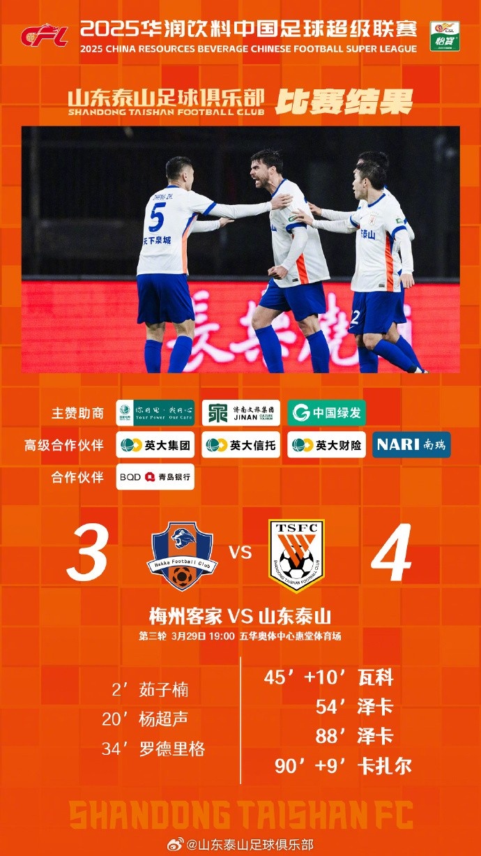 從0-3到4-3，這是一場(chǎng)彰顯堅(jiān)韌不拔泰山足球精神的戰(zhàn)斗！