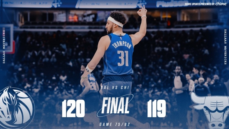 險勝公牛！獨行俠官方曬贏球海報 克萊成為封面人物